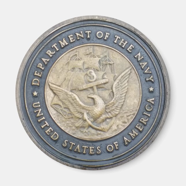 Aimant crête US NAVY, emblème (Devant)
