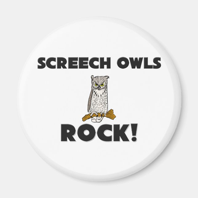 Aimant Crevet Owls Rock (Devant)