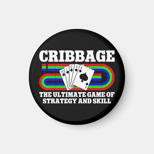 Aimant Cribbage Le Jeu Ultime De Stratégie Et De Compéten (Devant)