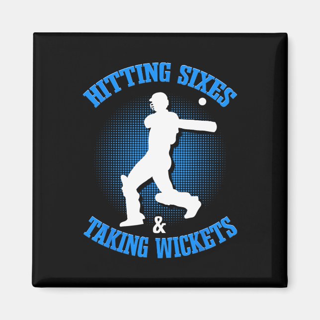 Aimant Cricket National Heart India Drapeau Tter Tsman Sp (Devant)