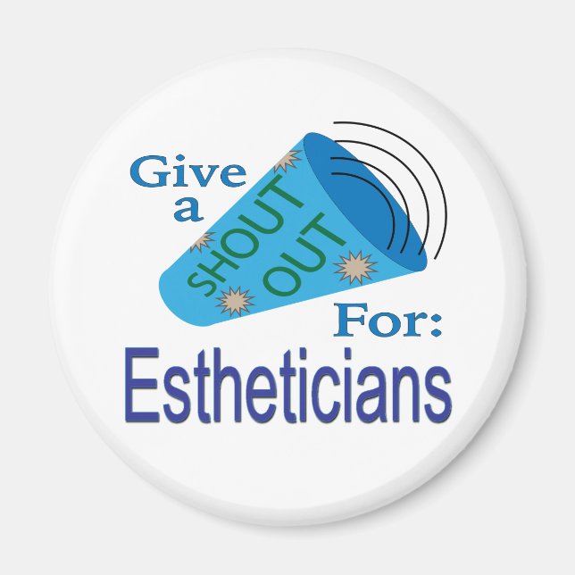Aimant Criez pour les esthéticiens (Devant)