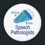 Aimant Criez pour les orthophonistes<br><div class="desc">Un "Shout Out" pour tous les proches et professionnels ! Montrez votre appréciation, votre soutien et votre gratitude aux membres de la famille, aux collègues et aux employés. Faites-les sentir valorisés et respectés. Reconnaître le travail acharné et les réalisations. La marchandise Shout Out fait de grands prix, des cadeaux et...</div>