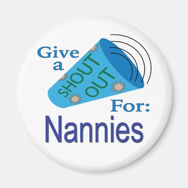 Aimant Criez pour Nannies (Devant)