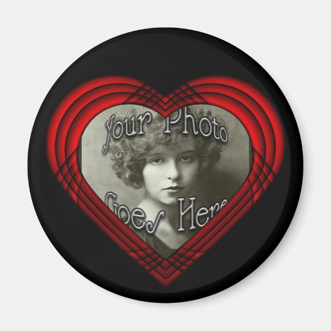 Aimant Criss Cross Modèle cardiaque parfait (Devant)