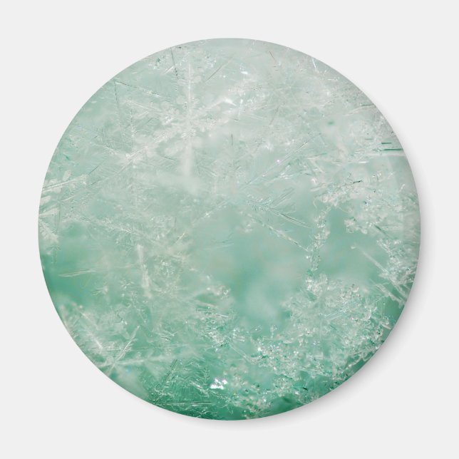 Aimant Cristaux de flocons de neige (Devant)