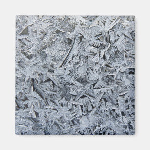 Aimant Cristaux de givre de glace Texture