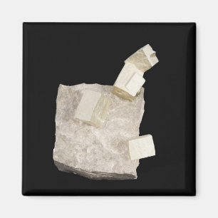 Aimant Cristaux de Pyrite en schiste