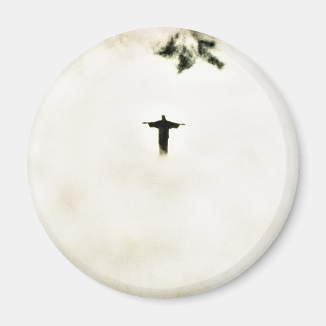 Aimant Cristo Redentor dans les nuages (Devant)