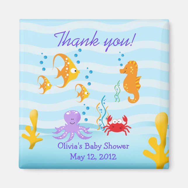 Aimant CRITÈRES DE MER Sous l'aimant de la mer Favor (Devant)