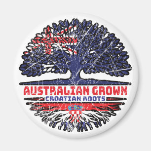 Aimant Croatie Australien Australie racine d'arbre croate