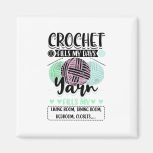 Aimant Crochet - Le Crochet Remplit Mes Journées