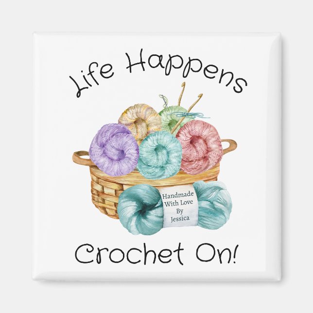 Aimant Crochet sur personnalisation (Devant)