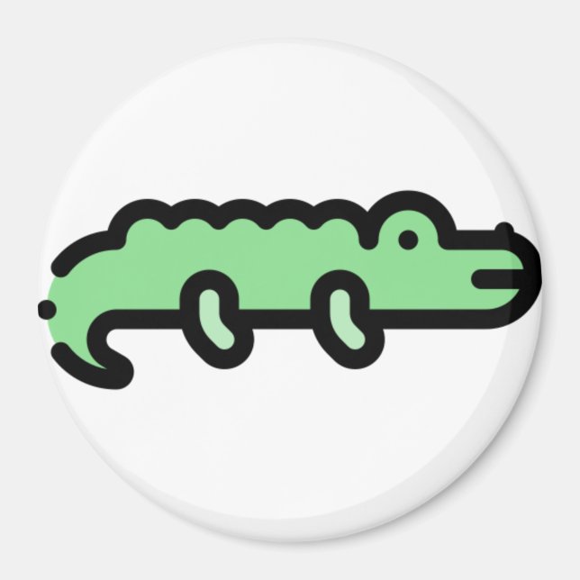Aimant Crocodile (Devant)