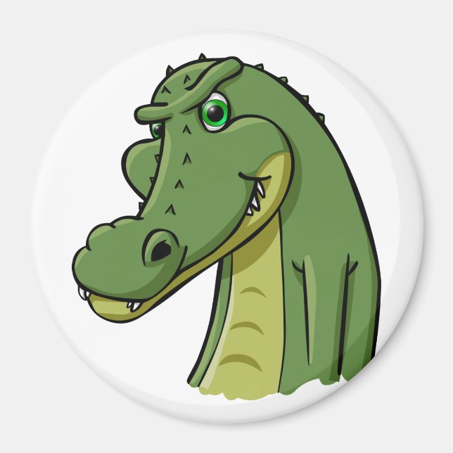 Aimant Crocodile de dessin (Devant)