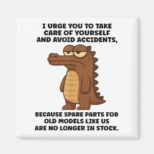 Aimant Crocodile Je Vous Demande De Prendre Soin De Vous