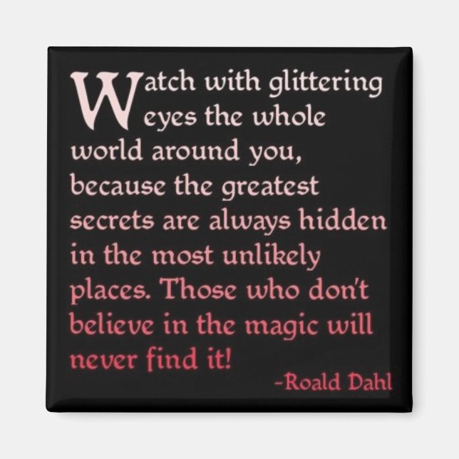 Aimant Croire à la magie (Devant)