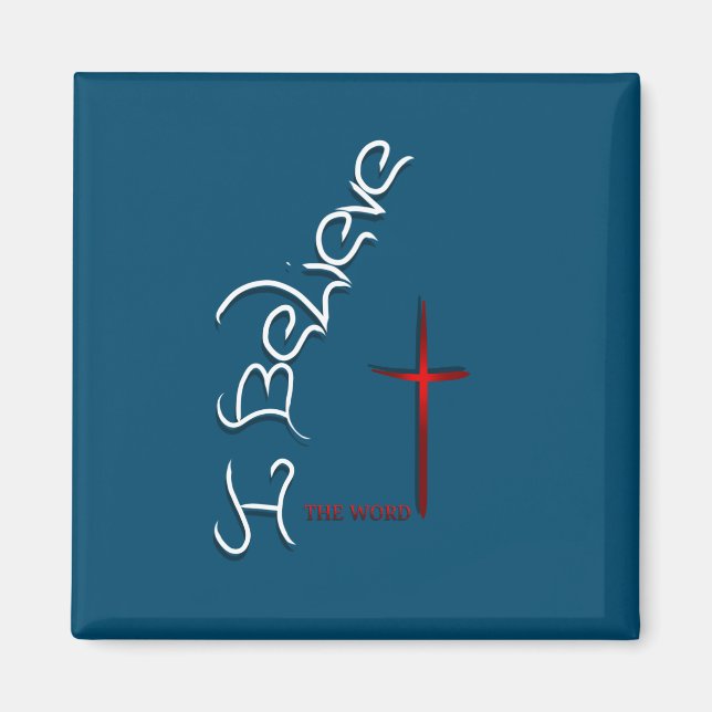 Aimant Crois À La Parole De Dieu (Devant)