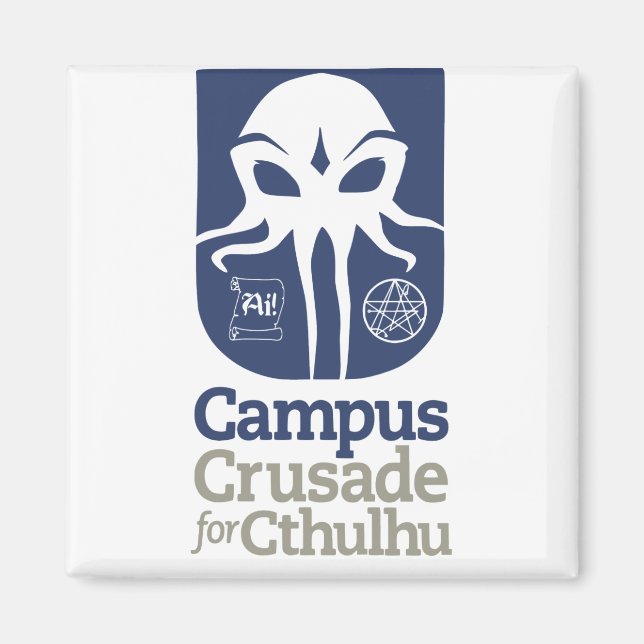 Aimant Croisade de campus pour Cthulhu (Devant)