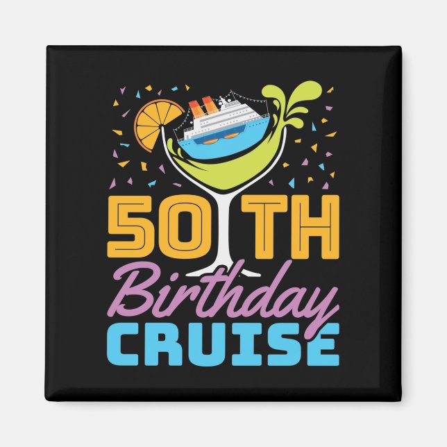 Aimant Croisière 50e anniversaire (Devant)