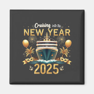 Aimant Croisière au Nouvel An 2025 Eve Family Crew