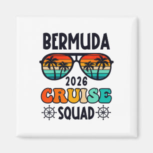 Aimant Croisière aux Bermudes 2026 Voyage de vacances fam