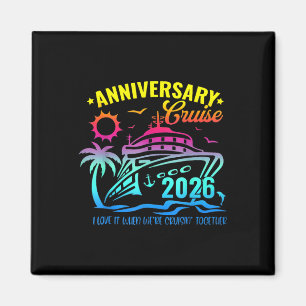 Aimant Croisière d'anniversaire 2026 Créer des souvenirs 