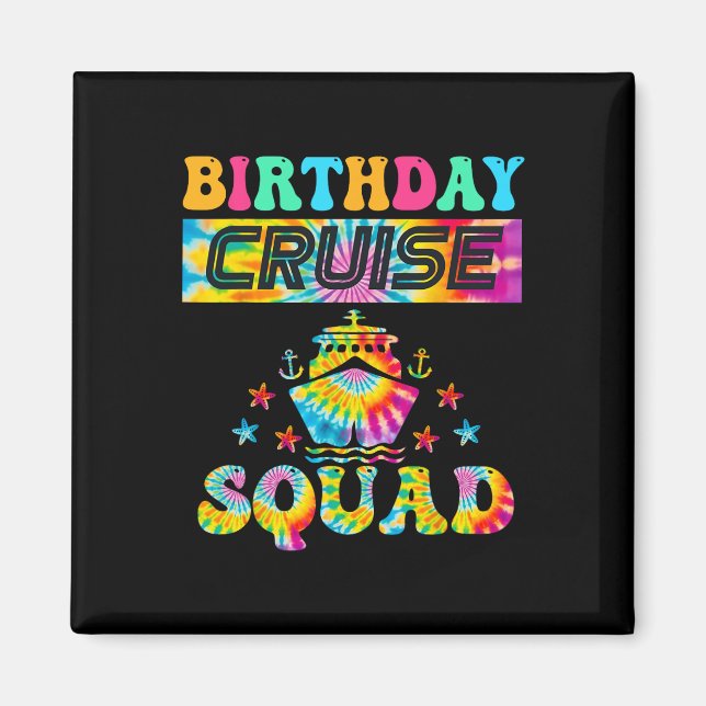 Aimant Croisière d'Anniversaire Croisière Vacances Corres (Devant)