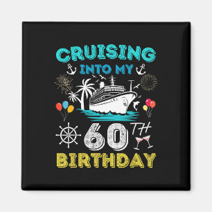 Aimant Croisière Dans Mon 60e anniversaire Croisière 60 A