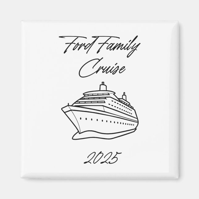 Aimant Croisière de la famille Ford 2025  (Devant)