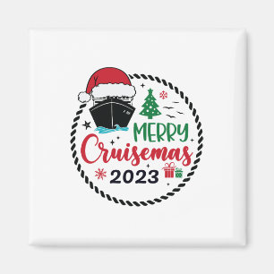 Aimant Croisière de Noël en famille 2023 Merry Cruisemas 