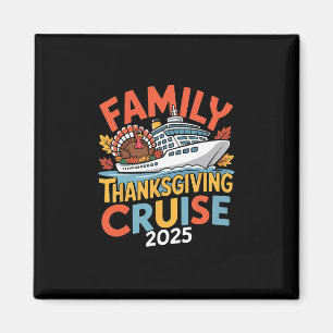 Aimant Croisière de Thanksgiving en famille 2025 Voyage N