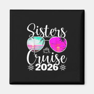 Aimant Croisière des Sœurs 2026 Voyage de vacances en cro
