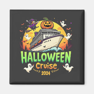 Aimant Croisière d'Halloween 2024 Voyage Éffrayant en fam