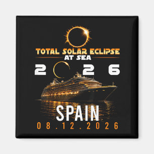 Aimant Croisière en mer en Espagne éclipse solaire totale