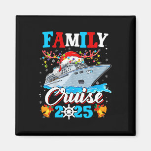 Aimant Croisière familiale 2025 Croisière de Noël en fami