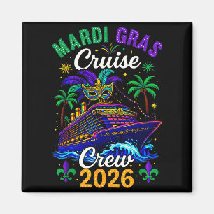 Aimant Croisière Mardi Gras 2026 Carnaval La Nouvelle-Orl