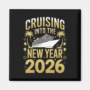 Aimant Croisière pour le Nouvel An 2026 Vacances de crois