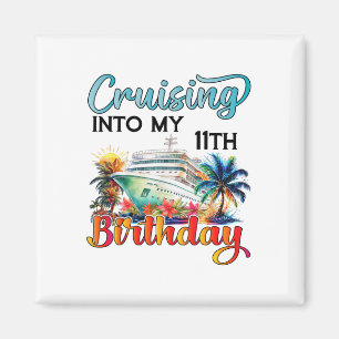 Aimant Croisière pour mon 11e anniversaire Croisière Anni