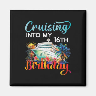 Aimant Croisière pour mon 16e anniversaire Croisière Anni