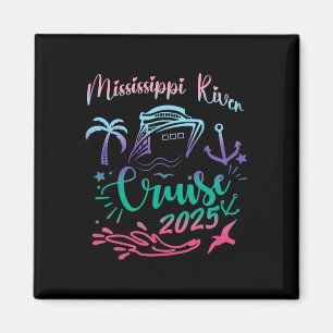 Aimant Croisière sur le fleuve Mississippi 2025 Voyage de