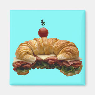 Aimant Croissant Sandwich