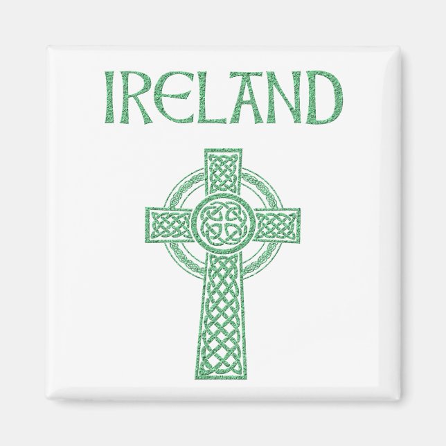 Aimant Croix Celtique Irlande (Devant)