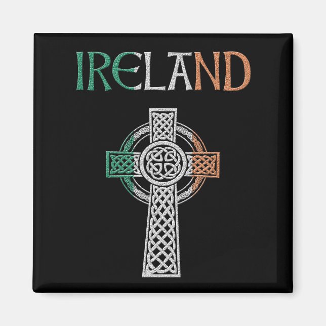 Aimant Croix Celtique Irlande (Devant)