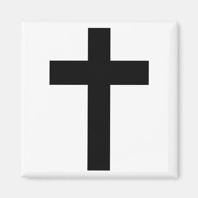 Aimant Croix chrétienne (Devant)