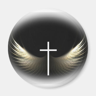 Aimant Croix chrétienne et Saint-Esprit