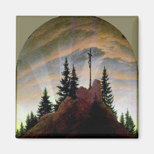 Aimant Croix dans les montagnes, Friedrich