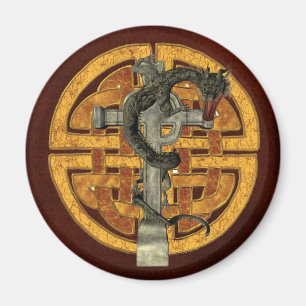 Aimant Croix de dragon