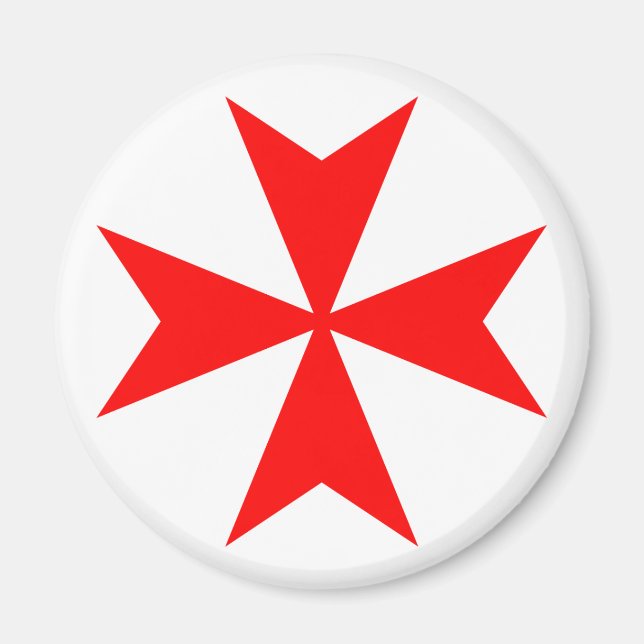 Aimant Croix de Malte (Devant)