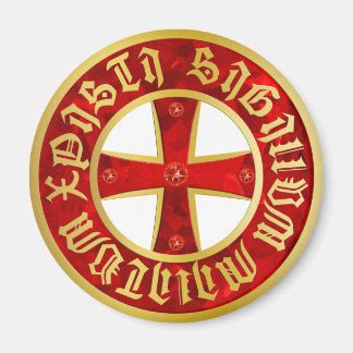 Aimant Croix de Templier / Croix de chevalier / Crusaders