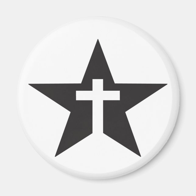 Aimant Croix en étoile (Devant)